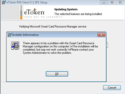 smart card resource manager configuration problem windows 7|smart card api error sigmakey.